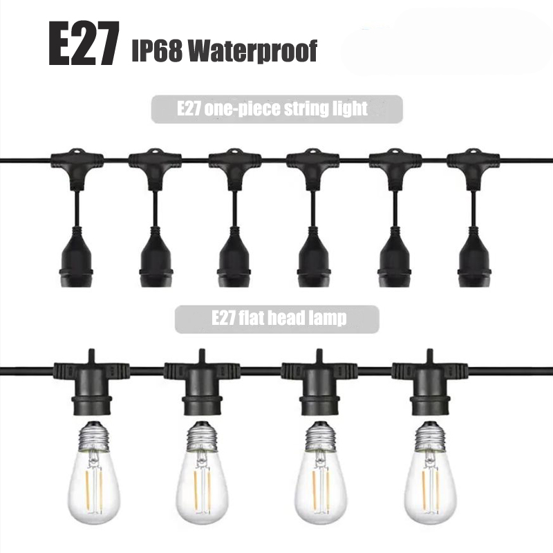 야외 E27 스레드 헤드 램프, 거치대 스트링 방수 I - Outdoor Power Strip Weatherproof 리뷰 및 가격
